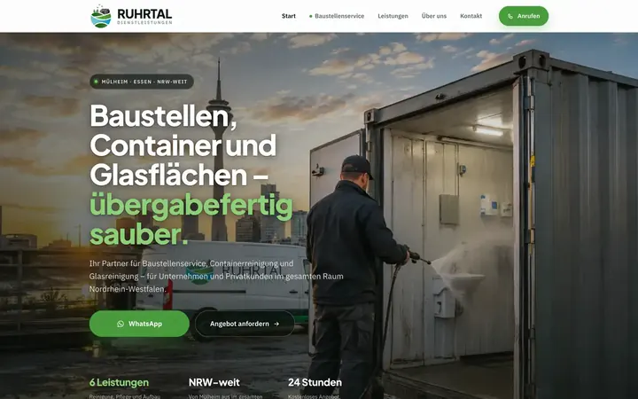 Startseite von Ruhrtal Dienstleistungen